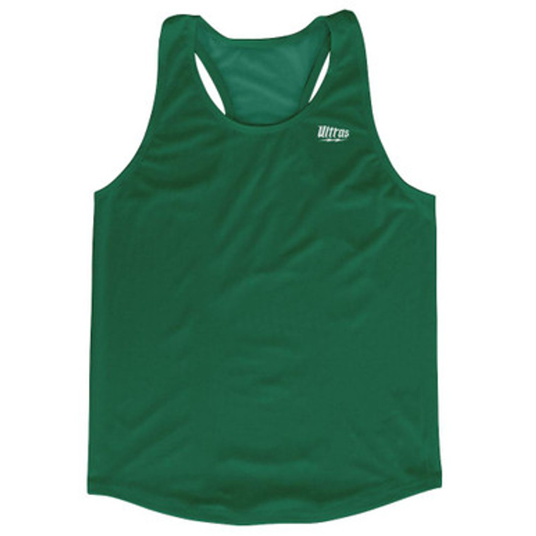 Hunter Green Running Tank Top Racerback Track and Cross Country Singlet Jersey Made In USA - Hunter Green