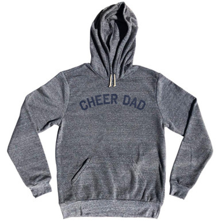 Cheer Dad Tri-Blend Hoodie - Athletic Grey