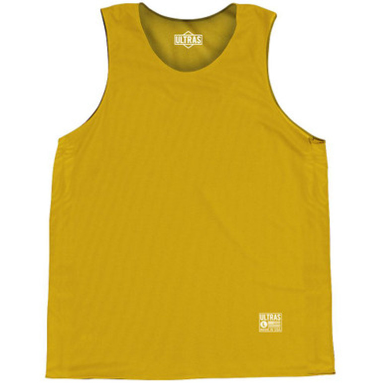 Yellow Varsity Blank Basketball Practice Singlet Jersey Yellow Varsity Made in USA - Yellow Varsity