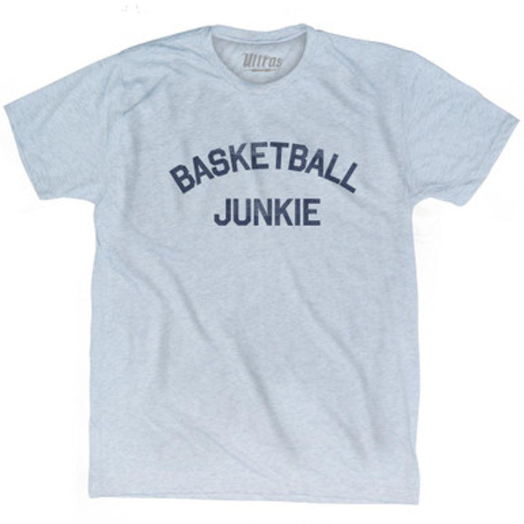 Basketball Junkie Adult Tri-Blend T-shirt by Ultras