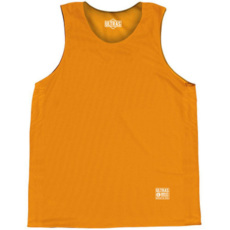 Orange Blank Basketball Practice Singlet Jersey Orange Made in USA - Orange