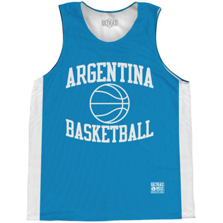 Argentina Basketball Practice Singlet Jersey - Blue
