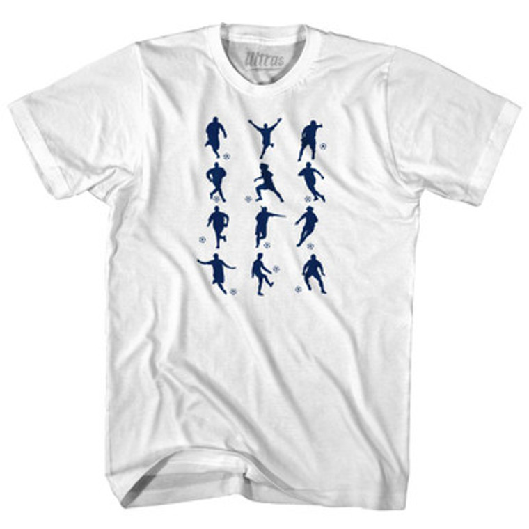Soccer Players Figures Adult Cotton T-Shirt by Ultras