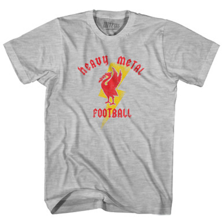 Liverpool Heavy Metal Football Womens Cotton Junior Cut T-Shirt by Ultras