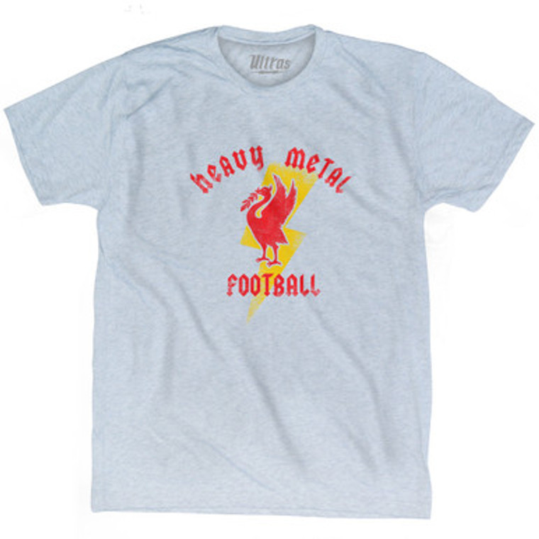 Liverpool Heavy Metal Football Adult Tri-Blend T-Shirt by Ultras