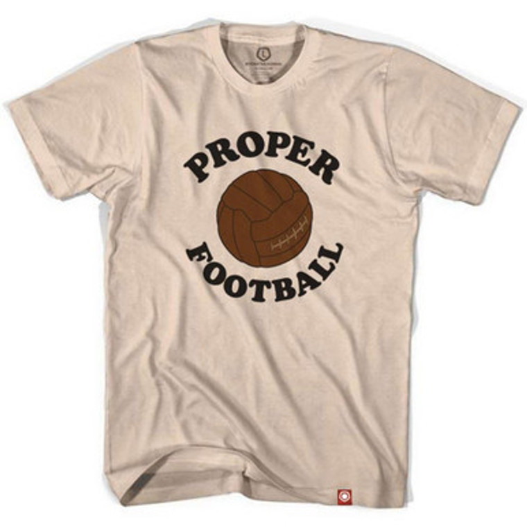 Proper Football Vintage Soccer Ball T-shirt - Creme