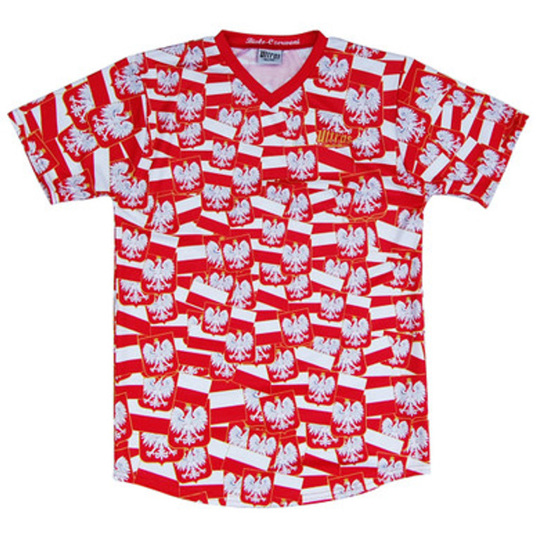 Ultras Portland Party Flags Soccer Jersey Made In USA - Red