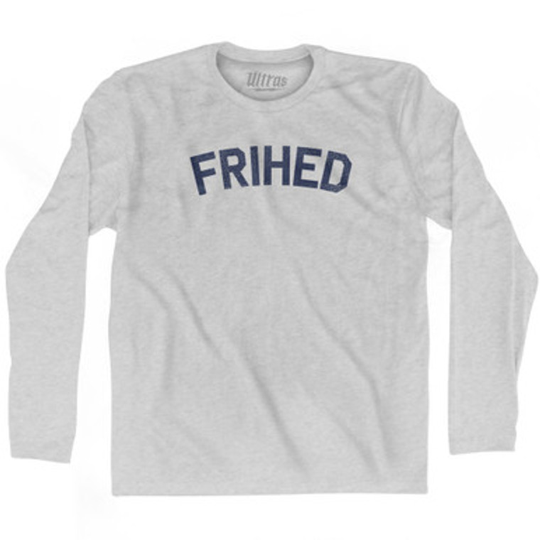 Freedom Collection Denmark Danish 'Frihed' Adult Cotton Long Sleeve T-Shirt by Ultras