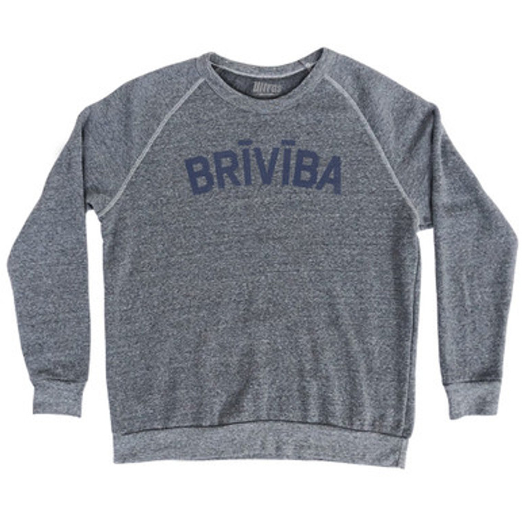 Freedom Collection Latvian 'Briviba' Adult Tri-Blend Sweatshirt by Ultras