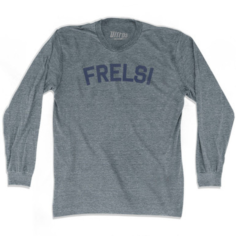 Freedom Collection Icelandic 'Frelsi' Adult Tri-Blend Long Sleeve T-Shirt by Ultras