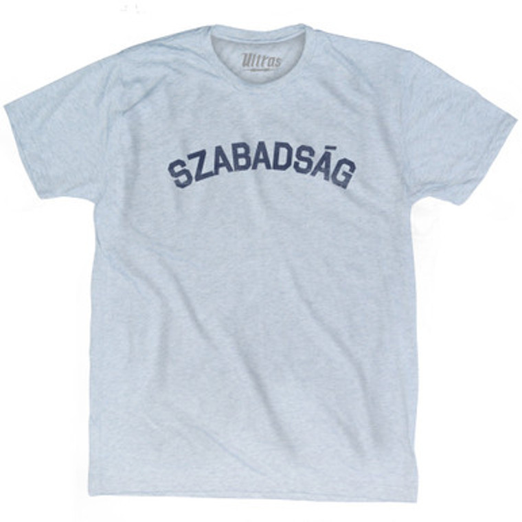 Freedom Collection Hungarian 'Szabadsag' Adult Tri-Blend T-Shirt by Ultras