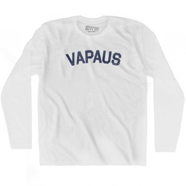 Freedom Collection Finland Finnish 'Vapaus' Adult Cotton Long Sleeve T-Shirt by Ultras