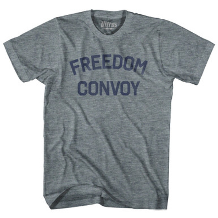 Freedom Convoy Adult Tri-Blend T-shirt - Athletic Grey