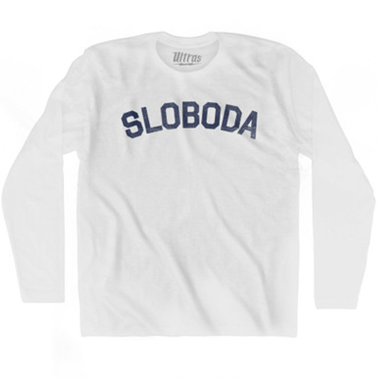 Freedom Collection Slovak 'Sloboda' Adult Cotton Long Sleeve T-Shirt by Ultras