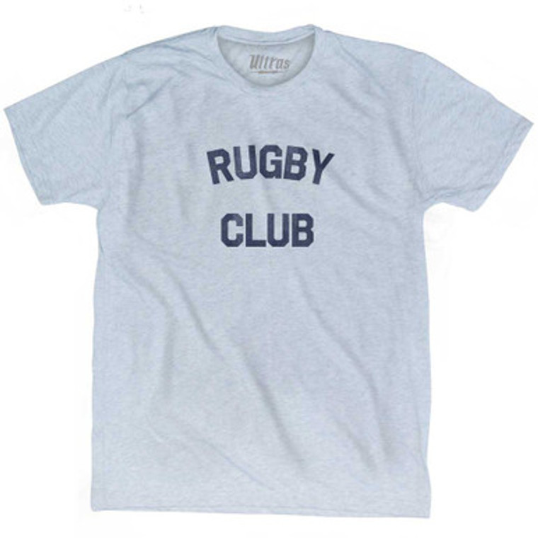 Rugby Club Adult Tri-Blend T-shirt Athletic White