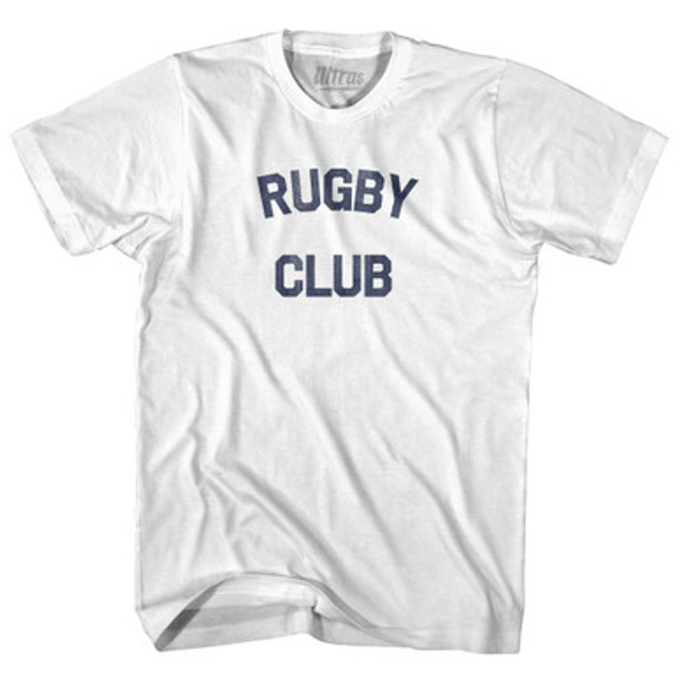 Rugby Club Youth Cotton T-shirt White