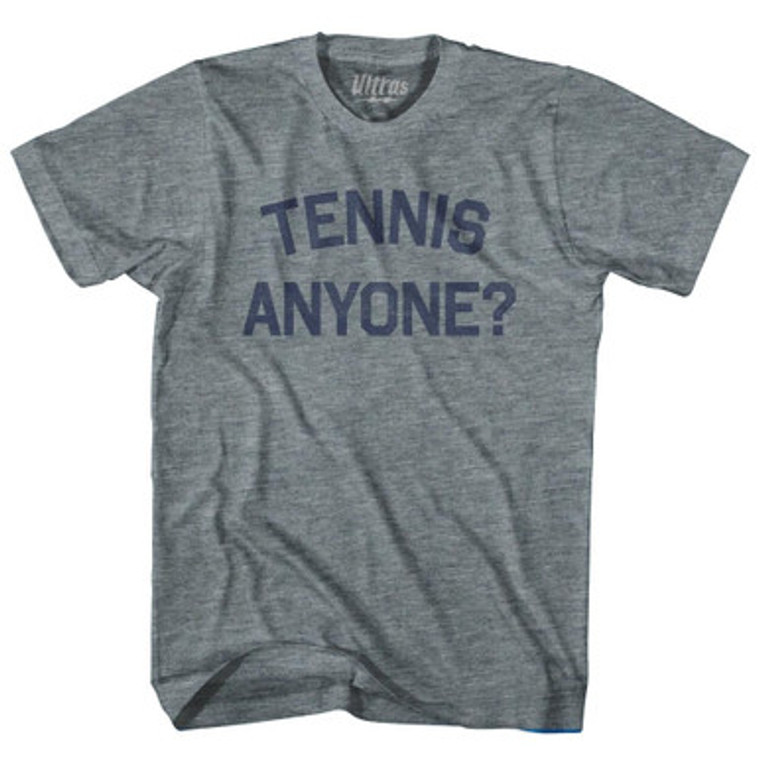 Tennis Anyone Womens Tri-Blend Junior Cut T-Shirt by Ultras