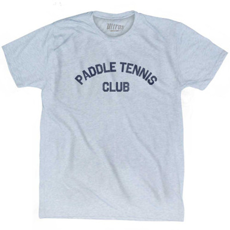 Paddle Tennis Club Adult Tri-Blend T-shirt Athletic White