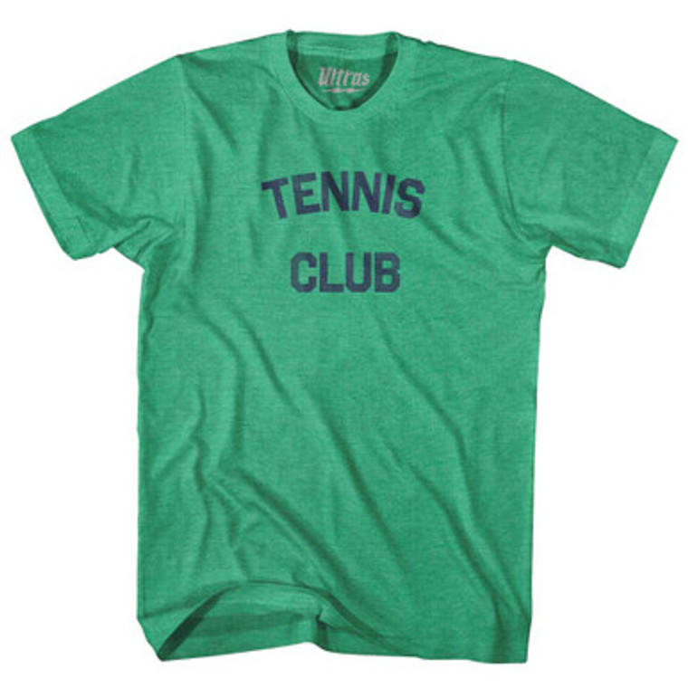 Tennis Club Adult Tri-Blend T-shirt Kelly