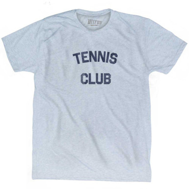 Tennis Club Adult Tri-Blend T-shirt Athletic White