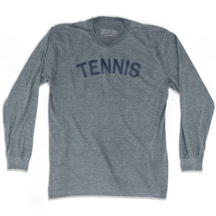 Tennis Adult Tri-Blend Long Sleeve T-Shirt by Ultras