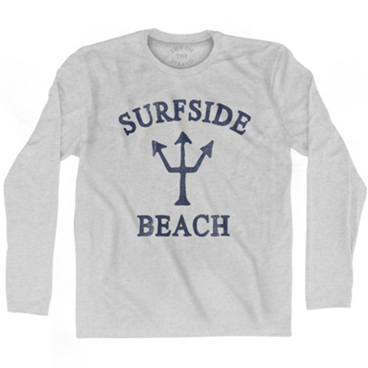 South Carolina Surfside Beach Trident Adult Cotton Long Sleeve T-Shirt by Ultras