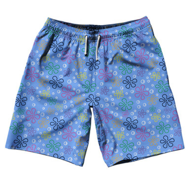 Bikini Bottom 10" Swim Shorts Made in USA - Carolina Blue