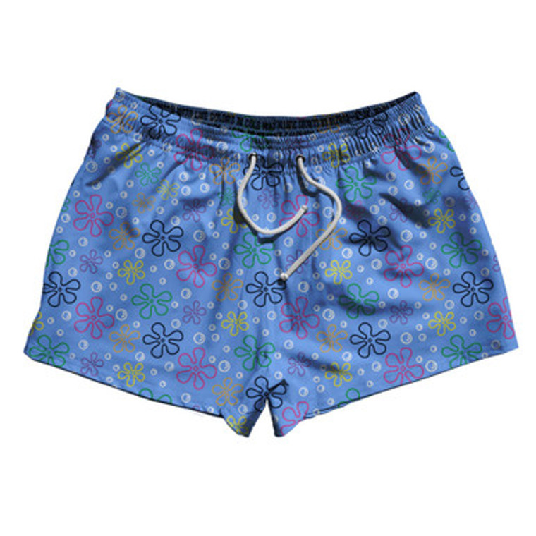 Bikini Bottom 2.5" Swim Shorts Made in USA - Carolina Blue