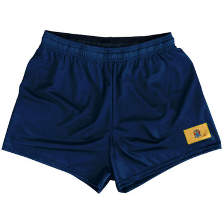 New Jersey State Heritage Flag Womens & Girls Sport Shorts End Made In USA by Ultras