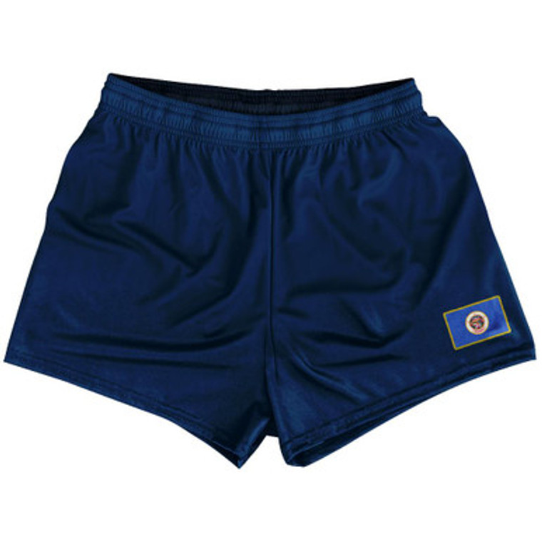 Minnesota State Heritage Flag Womens & Girls Sport Shorts End Made In USA by Ultras