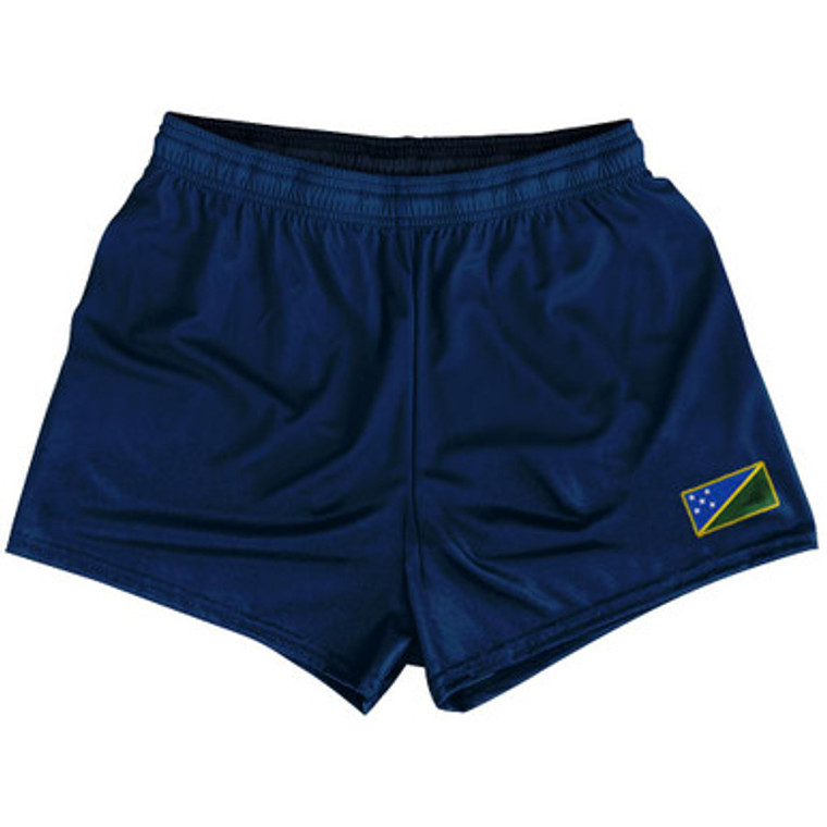 Solomon Islands Country Heritage Flag Womens & Girls Sport Shorts End Made In USA by Ultras