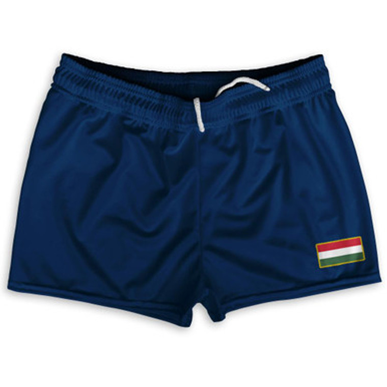 Hungary Country Heritage Flag Shorty Short Gym Shorts 2.5" Inseam Made In USA by Ultras