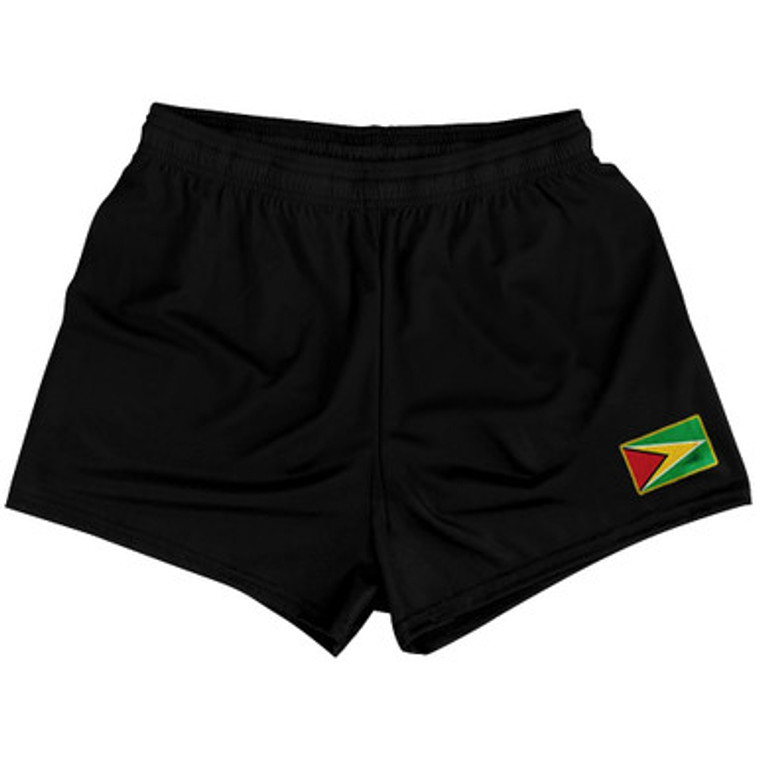 Guyana Country Heritage Flag Womens & Girls Sport Shorts End Made In USA by Ultras