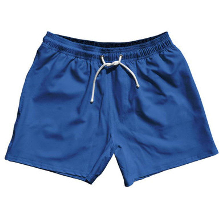 Blue Process Blank 5" Swim Shorts Made in USA by Ultras