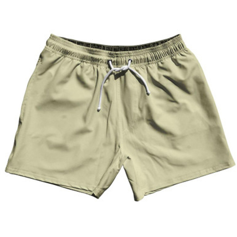 Brown Vegasgold Blank 5" Swim Shorts Made in USA by Ultras