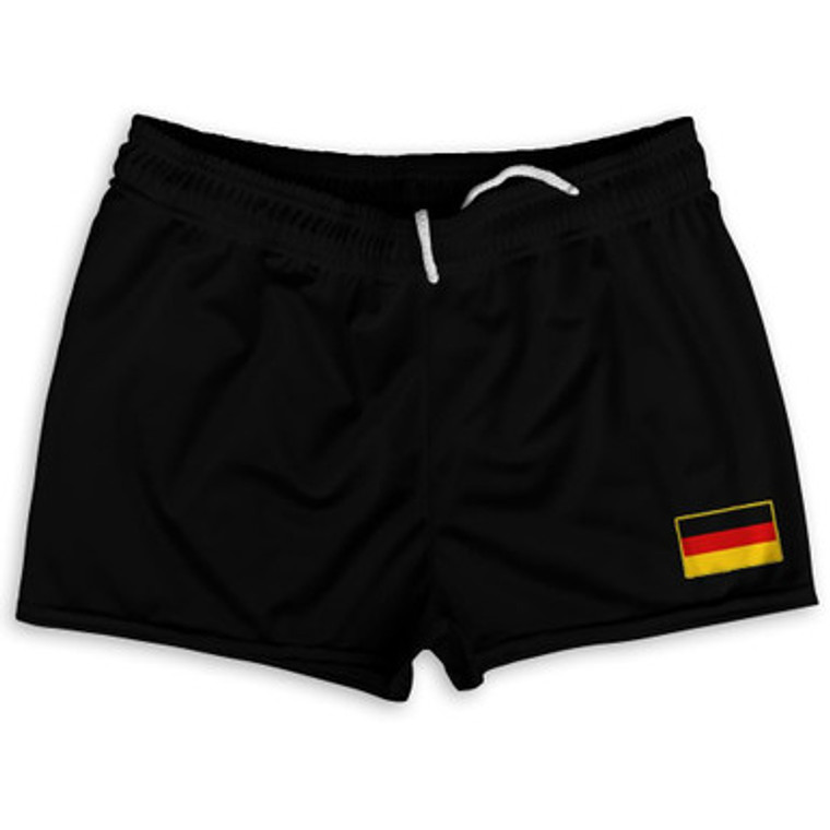 Germany Country Heritage Flag Shorty Short Gym Shorts 2.5" Inseam Made In USA by Ultras