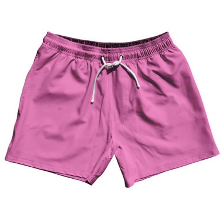 Pink Hot Blank 5" Swim Shorts Made in USA by Ultras