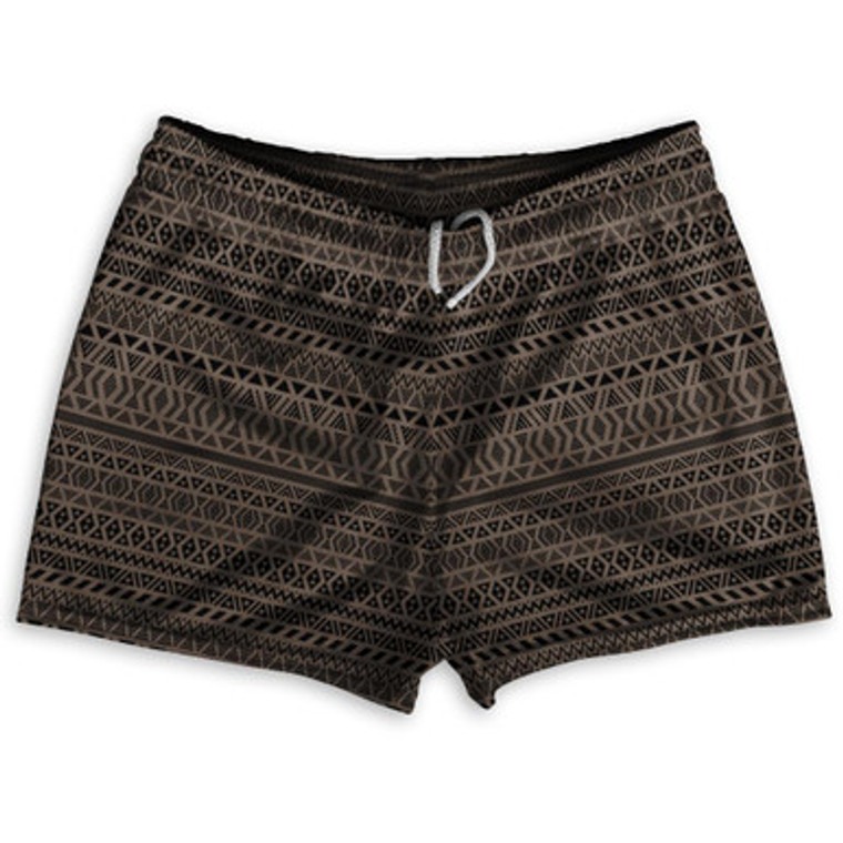 Maori Black Shorty Short Gym Shorts 2.5"Inseam Made in USA - Black