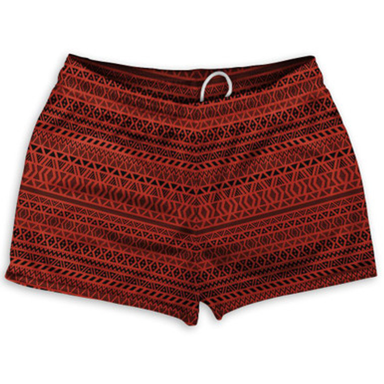 Maori Cadinal Shorty Short Gym Shorts 2.5"Inseam Made in USA - Charcoal