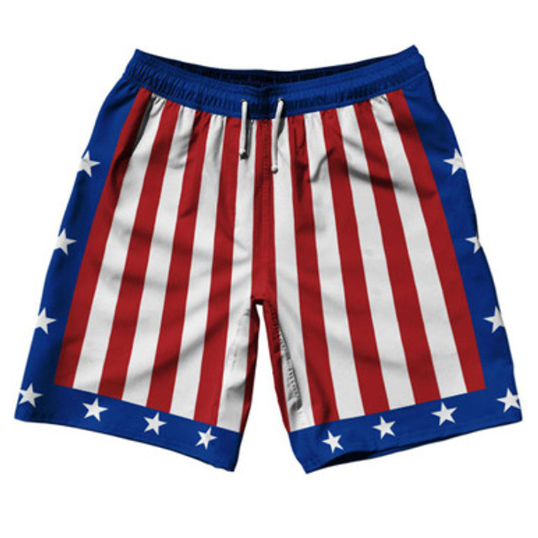 The Champ 10" Swim Shorts Made in USA - Red