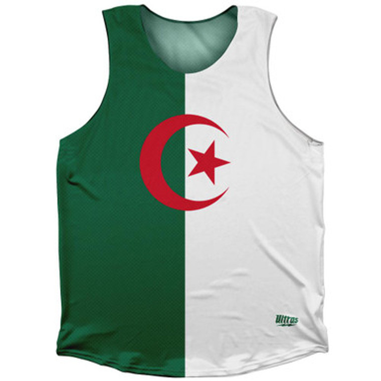 Algeria Country Flag Athletic Tank Top by Ultras