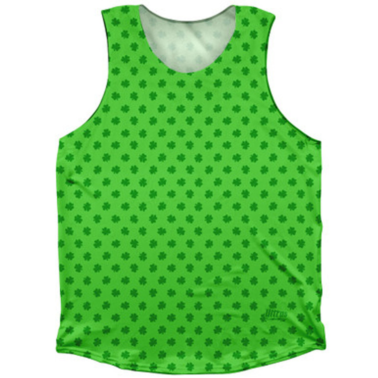 Ireland Irish Shamrock Clovers Athletic Tank Top - Green