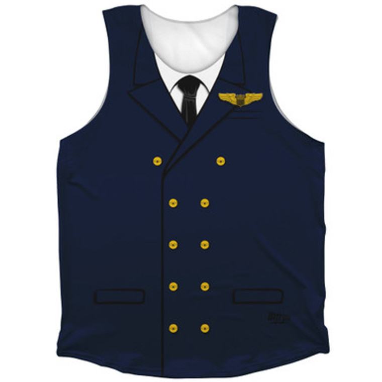 Pilot Navy Athletic Tank Top - Pilot Navy