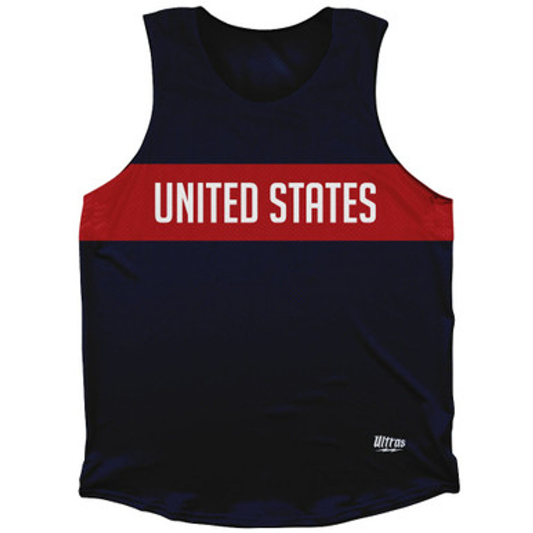 United States Washington Look Finish Line Athletic Tank Top Made in USA - Black