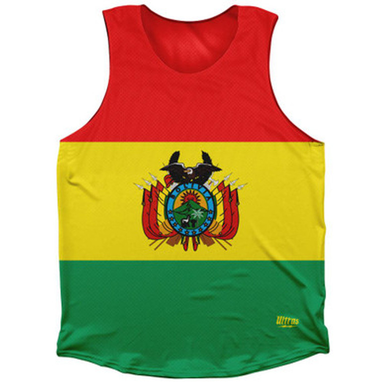 Bolivia Country Flag Athletic Tank Top by Ultras