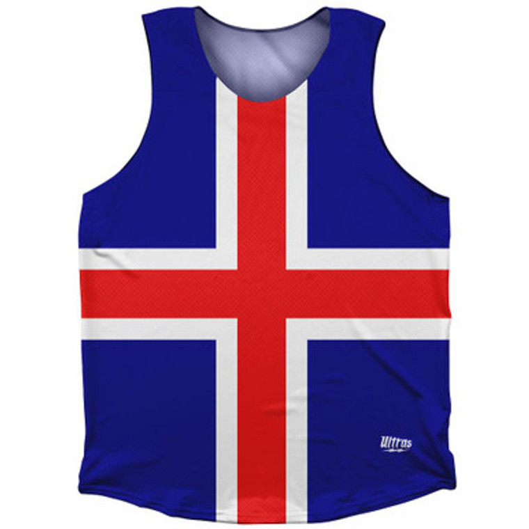 Iceland Country Flag Athletic Tank Top by Ultras