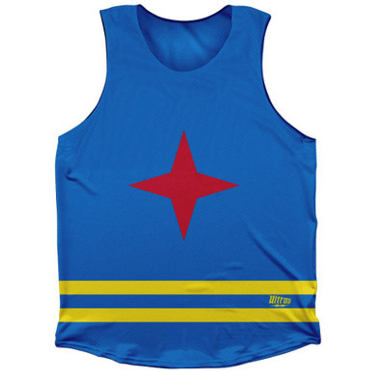 Aruba Country Flag Athletic Tank Top by Ultras