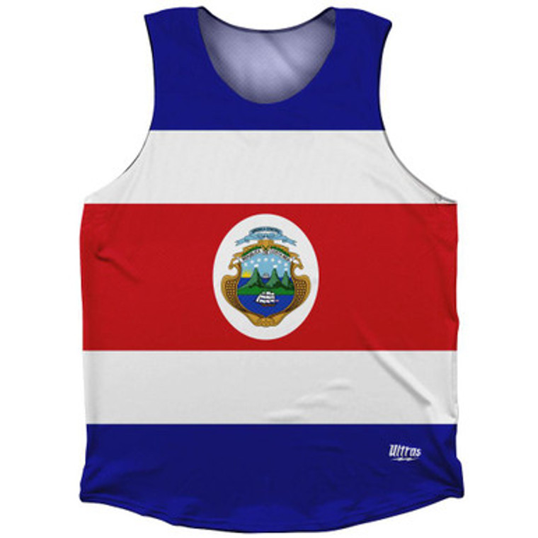 Costa Rica Country Flag Athletic Tank Top by Ultras