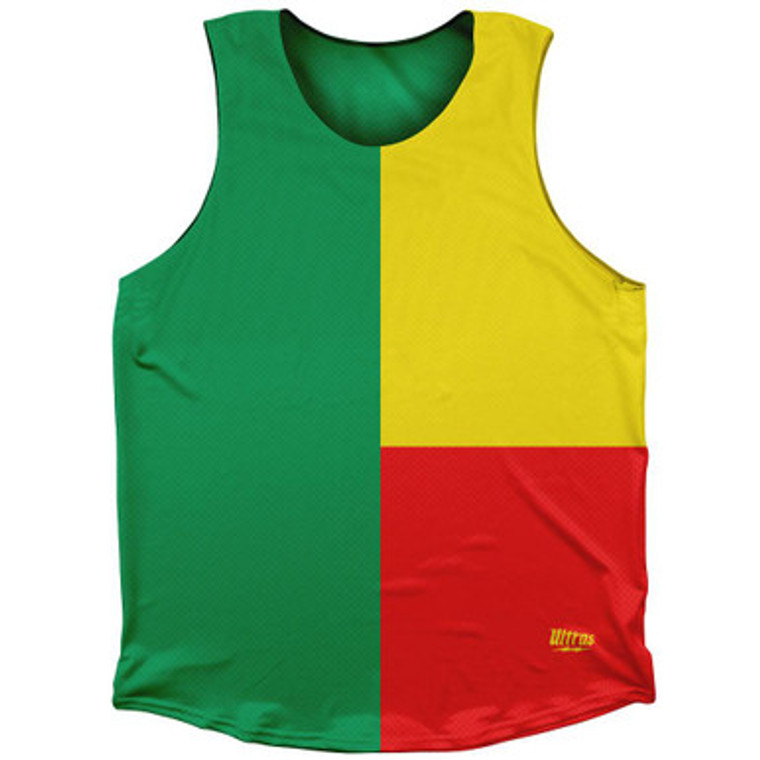 Benin Country Flag Athletic Tank Top by Ultras