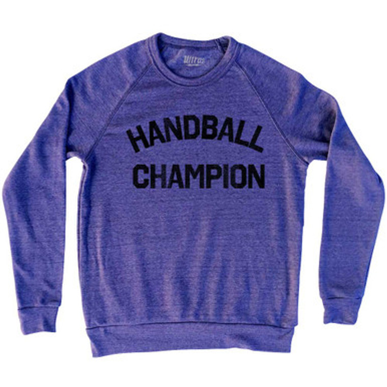 Handball Champion Adult Tri-Blend Sweatshirt - White